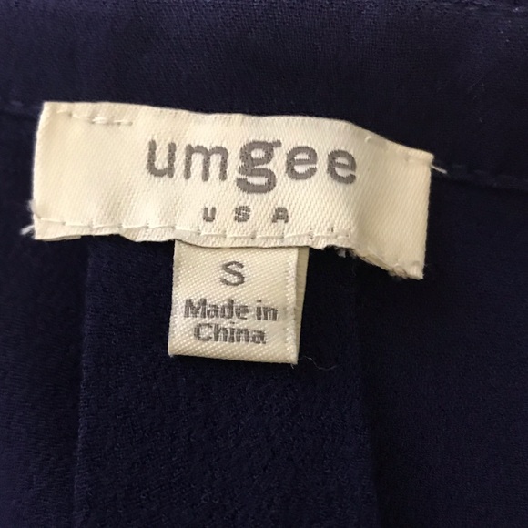 3 for $15.00 Umgee Blue Blouse - Picture 6 of 7